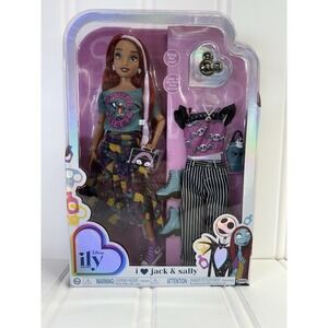 Disney  ILY 4 Ever  I Love Jack & Sally 12" Doll Pack  10 Mix & Match Pieces New